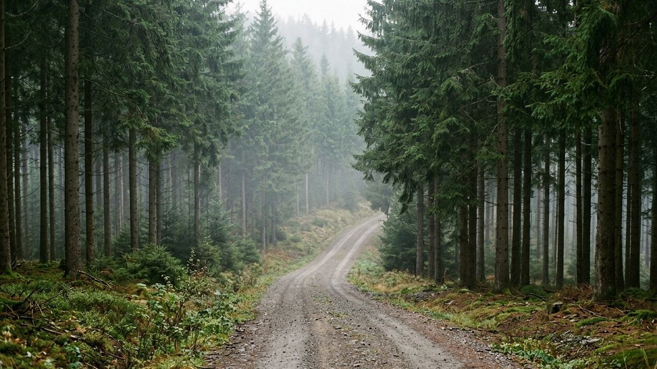 six nights in one town, marked paths, steam trains and beetle-killed spruce